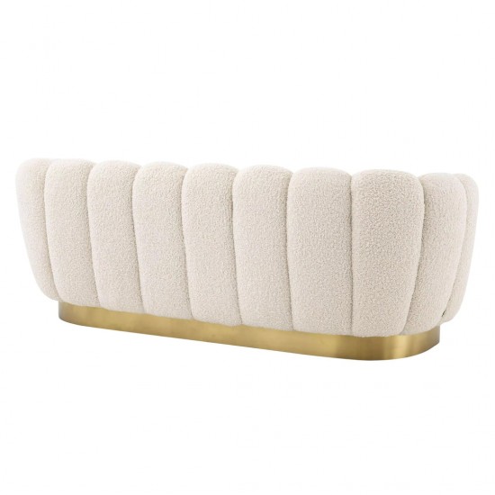 EMBA LUXURY-  Cream Mira Oyster Sofa living room balcony roof waiting office cafe furniture