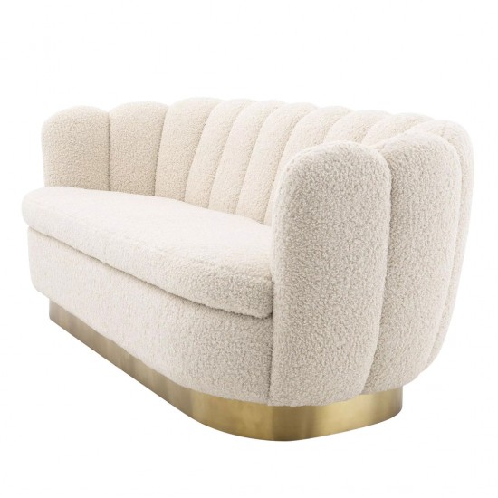 EMBA LUXURY-  Cream Mira Oyster Sofa living room balcony roof waiting office cafe furniture