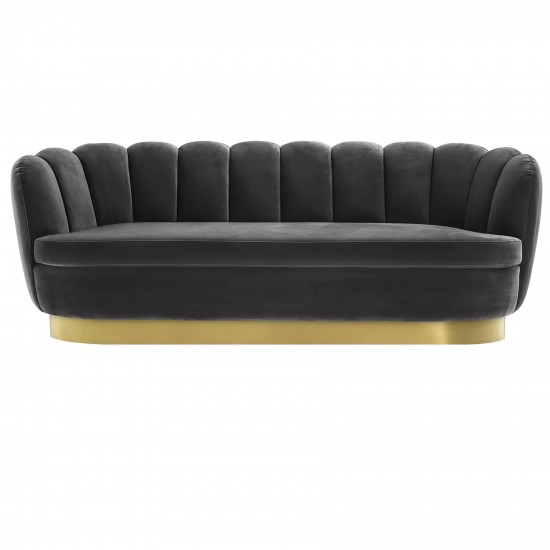 EMBA LUXURY- Mira Three-Seat Sofa Anthracite