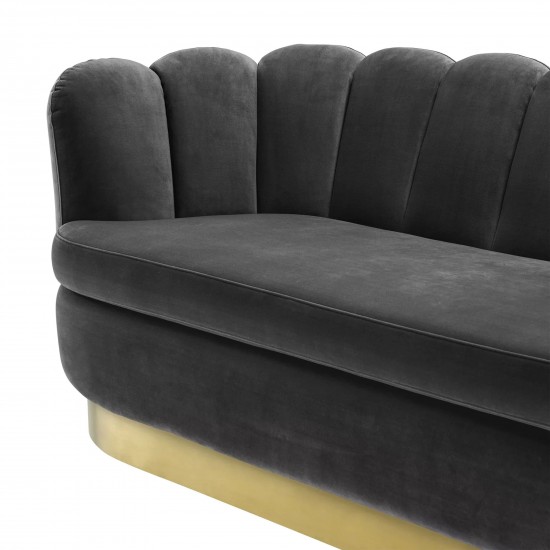 EMBA LUXURY- Mira Three-Seat Sofa Anthracite