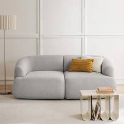 EMBA LUXURY- Fashion Double Sofa Gray