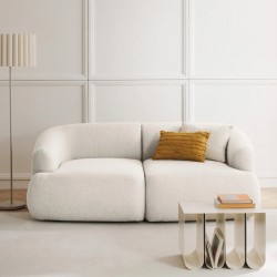 EMBA LUXURY-Moda Double Sofa Cream