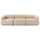 EMBA LUXURY-Fashion Three Seater Sofa Beige