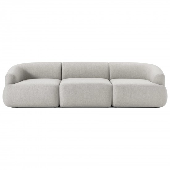 EMBA LUXURY-Fashion Three Seater Sofa Gray