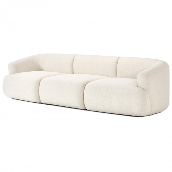 EMBA LUXURY- Fashion 3-Seat Sofa Cream