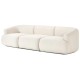 EMBA LUXURY- Fashion 3-Seat Sofa Cream