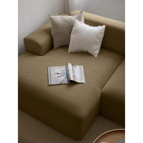 EMBA LUXURY- Meva Corner Sofa Green