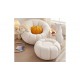 EMBA LUXURY- Okka Molly Bergere Teddy Towel Fabric Round Fluffy Split waiting room lounge group single chair