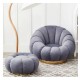 EMBA LUXURY- Okka Molly Bergere Teddy Towel Fabric Round Fluffy Split waiting room lounge group single chair