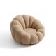 EMBA LUXURY- Okka Molly Bergere Teddy Towel Fabric Round Fluffy Split waiting room lounge group single chair