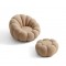 EMBA LUXURY- Okka Molly Bergere Teddy Towel Fabric Round Fluffy Split waiting room lounge group single chair