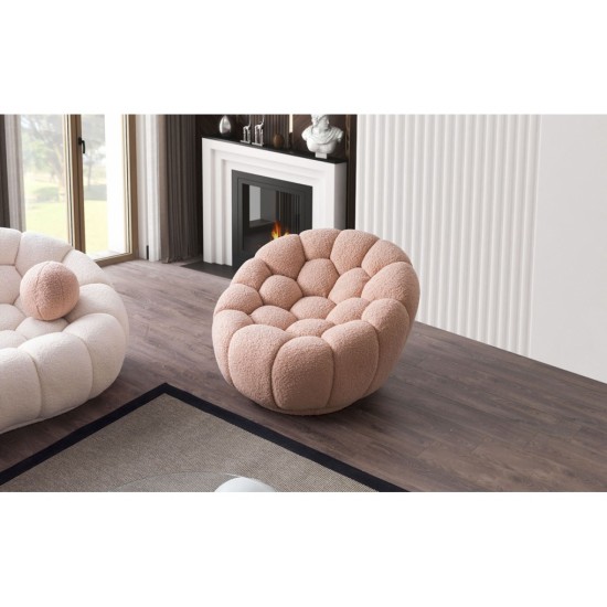 EMBA LUXURY-Honeycomb armchair teddy