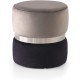 EMBA LUXURY- two-ply quilted cylinder round pouf