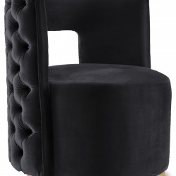 EMBA LUXURY-Rabi quilted armchair with hollow back