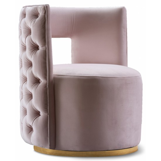 EMBA LUXURY-Rabi quilted armchair with hollow back