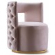 EMBA LUXURY-Rabi quilted armchair with hollow back