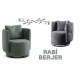 EMBA LUXURY-Rabi armchair quilted