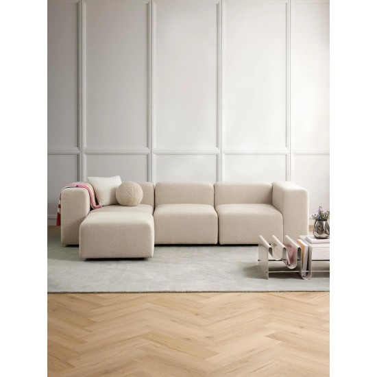 EMBA LUXURY-Salda Plus Corner Teddy Beige