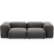 EMBA LUXURY-Soma Three Seater Sofa Anthracite Striped