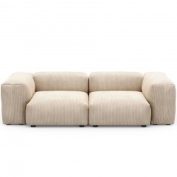 EMBA LUXURY-Soma Three-Seat Sofa Beige Striped