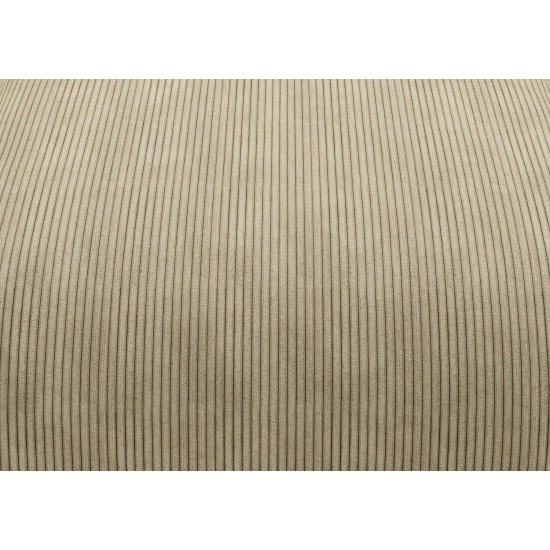 EMBA LUXURY-Soma Big Corner Sofa Khaki Striped