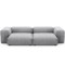 EMBA LUXURY-Soma Four-Seat Sofa Gray Striped