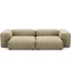 EMBA LUXURY-Soma Four-Seat Sofa Khaki Striped