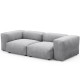 EMBA LUXURY-Soma Three-Seat Sofa Gray Striped