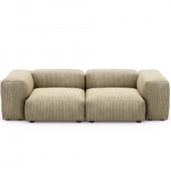 EMBA LUXURY-Soma Three-Seat Sofa Khaki Striped