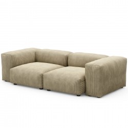 EMBA LUXURY-Soma Three-Seat Sofa Khaki Striped