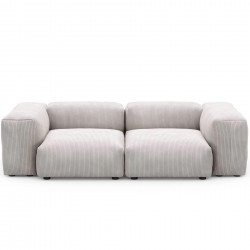 EMBA LUXURY-Soma Three Seater Sofa Platinum Striped