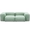 EMBA LUXURY-Soma Three Seater Sofa Green Striped