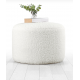 EMBA LUXURY- round cylinder Teddy pouf